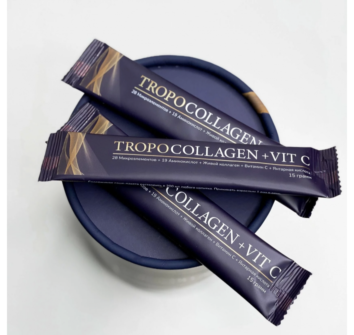 Бад Коллаген питьевой Tropocollagen + Vit С, 31стик