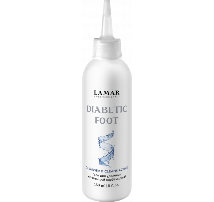 Гель для удаления натоптышей Карбамидный DIABETIC FOOT, 150 мл