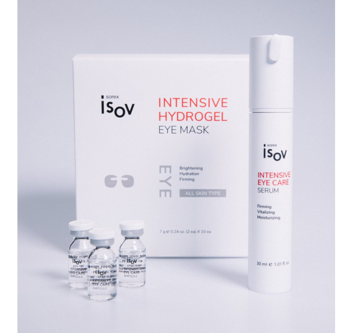 Intensive Eye Care, Hydrogel Mask, Eye Care Serum набор