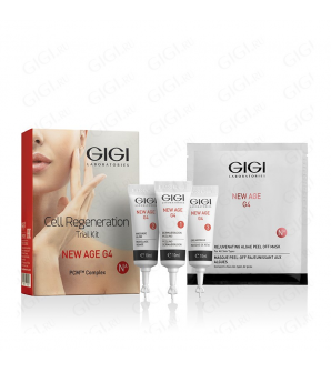 NEW AGE G4 Cell Regeneration Trial Kit \ Промо Набор (Маска альгинатная, Пилинг Дермабразионный, Маска Мечты и Крем массажный - на 3 процедуры  + 1 Премиум процедура с Alga Peel Off Mask)