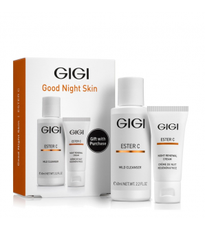 ESTER C Good Night Skin \ Набор (Гель очищающий 60 мл и Ночной крем обновляющий 15 мл)